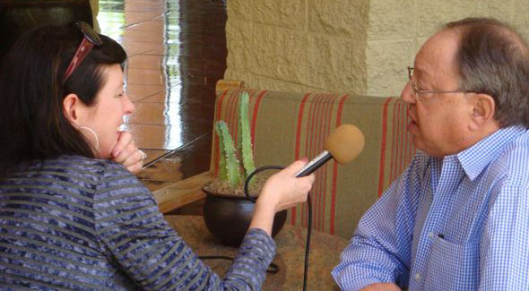 Audio Interview during the workshop of Josh Fidler, conducted by Pauline Davies